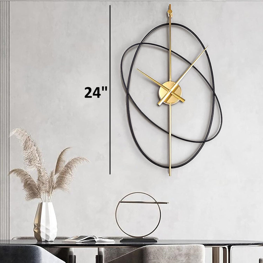 Celestial Rings Designer Wall Clock