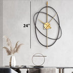 Celestial Rings Designer Wall Clock