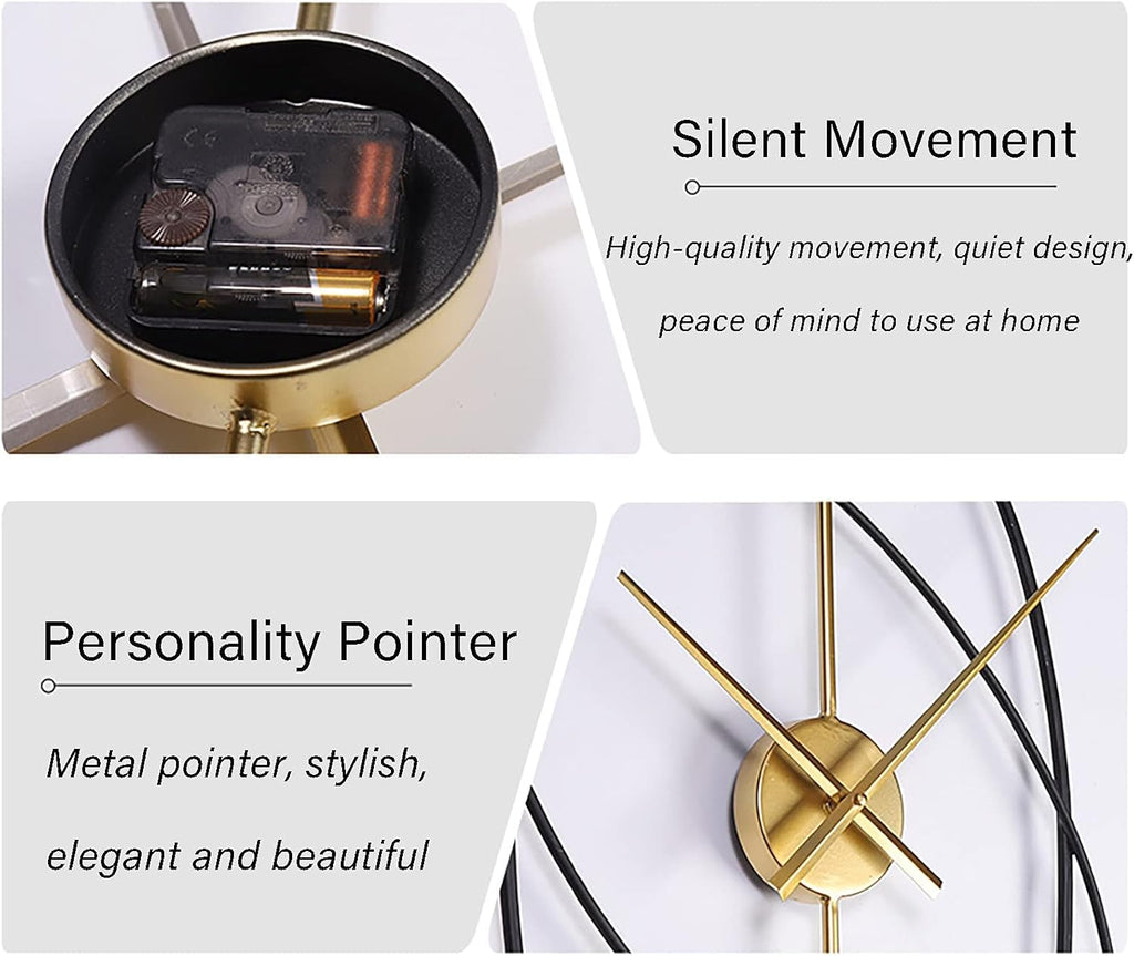 Celestial Rings Designer Wall Clock