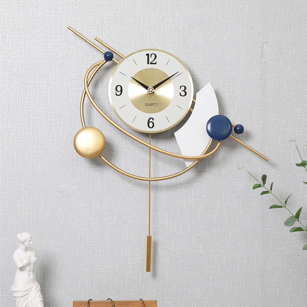 Golden Galaxy Designer Wall Clock