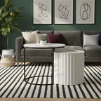 Noir Nesting Table Set (Black & White)