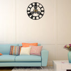 Industrial Gear Roman Wall Clock
