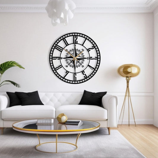 Midnight Compass Wall Clock