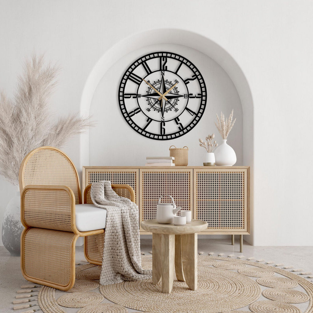 Midnight Compass Wall Clock