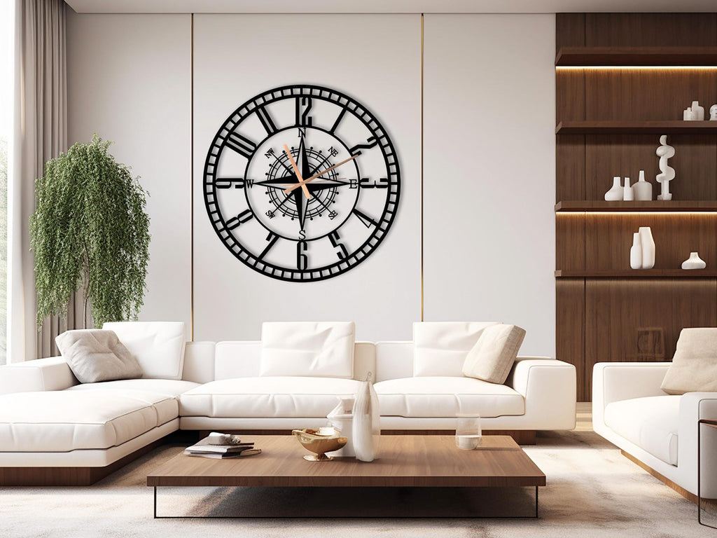 Midnight Compass Wall Clock