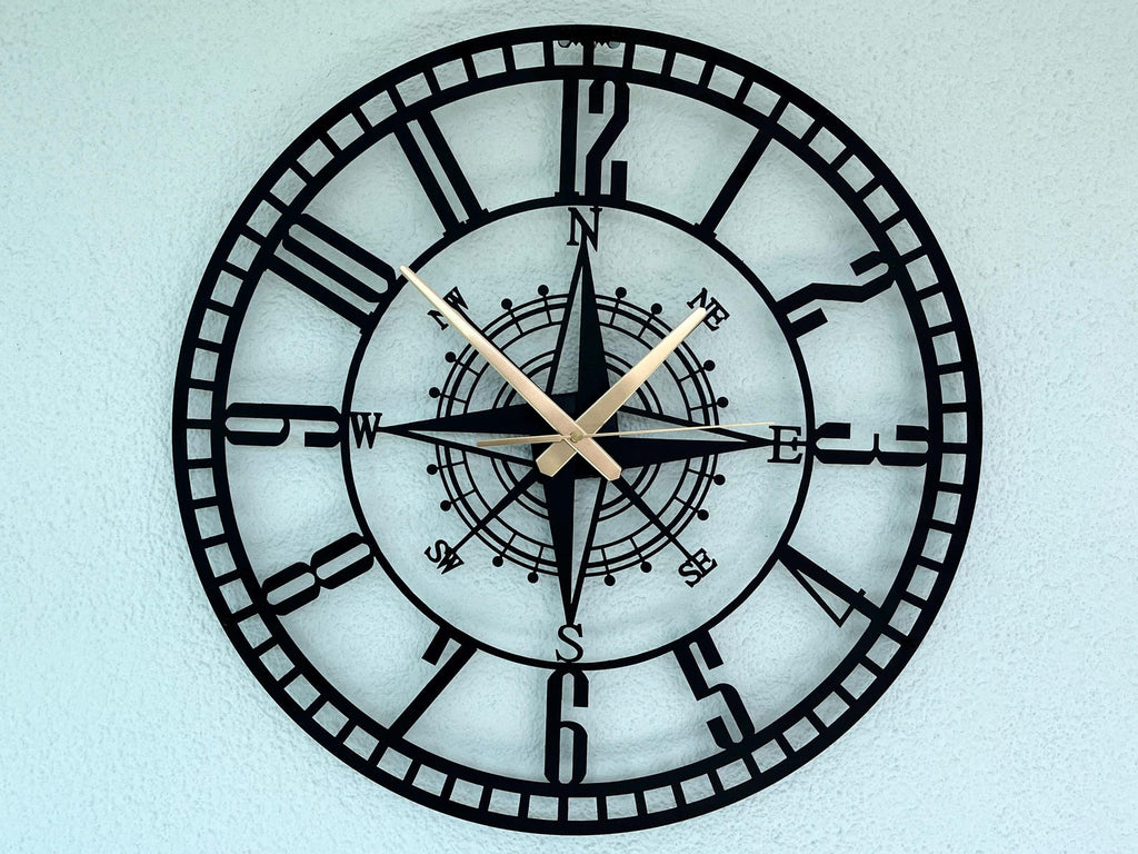 Midnight Compass Wall Clock