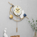 Golden Galaxy Designer Wall Clock