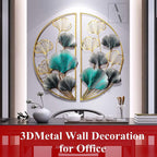 Gingko Leaves Double D Framed Set Of 2 Wall Art