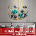 Gingko Leaves Double D Framed Set Of 2 Wall Art