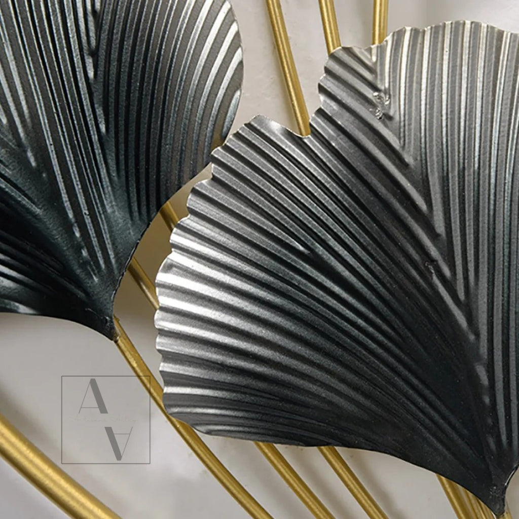 Gingko Leaves Double D Framed Set Of 2 Wall Art