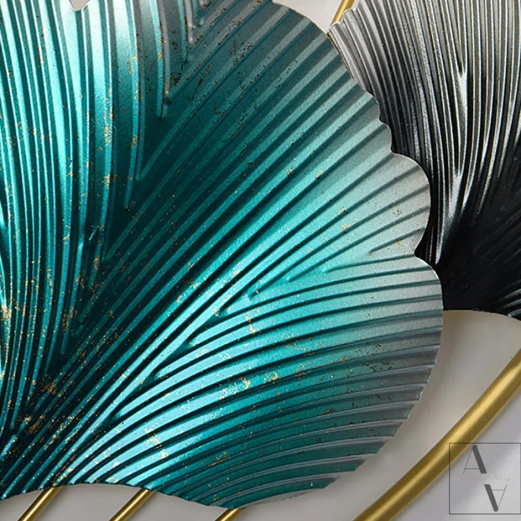 Gingko Leaves Double D Framed Set Of 2 Wall Art