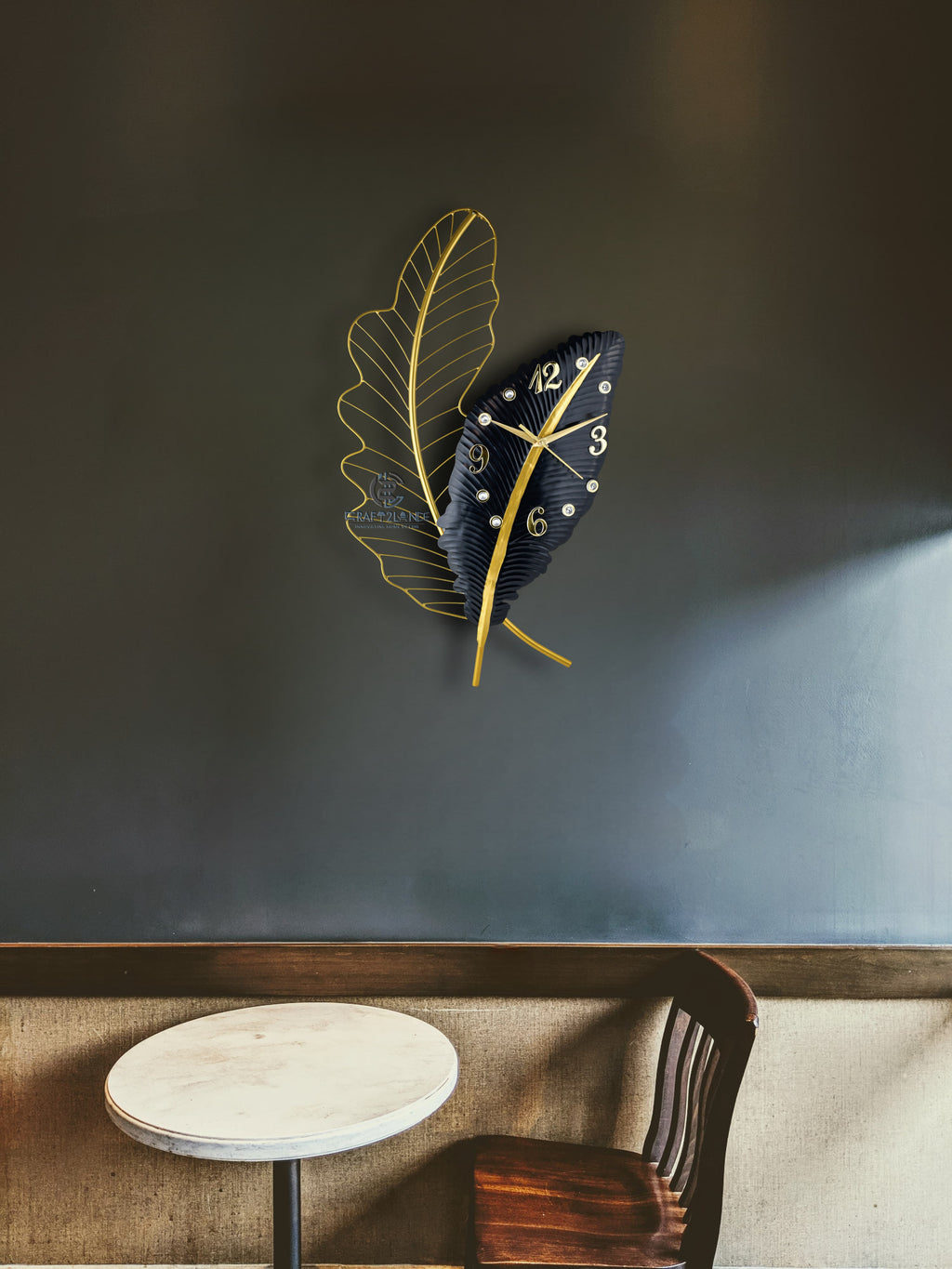 Feather Harmony Wall Clock