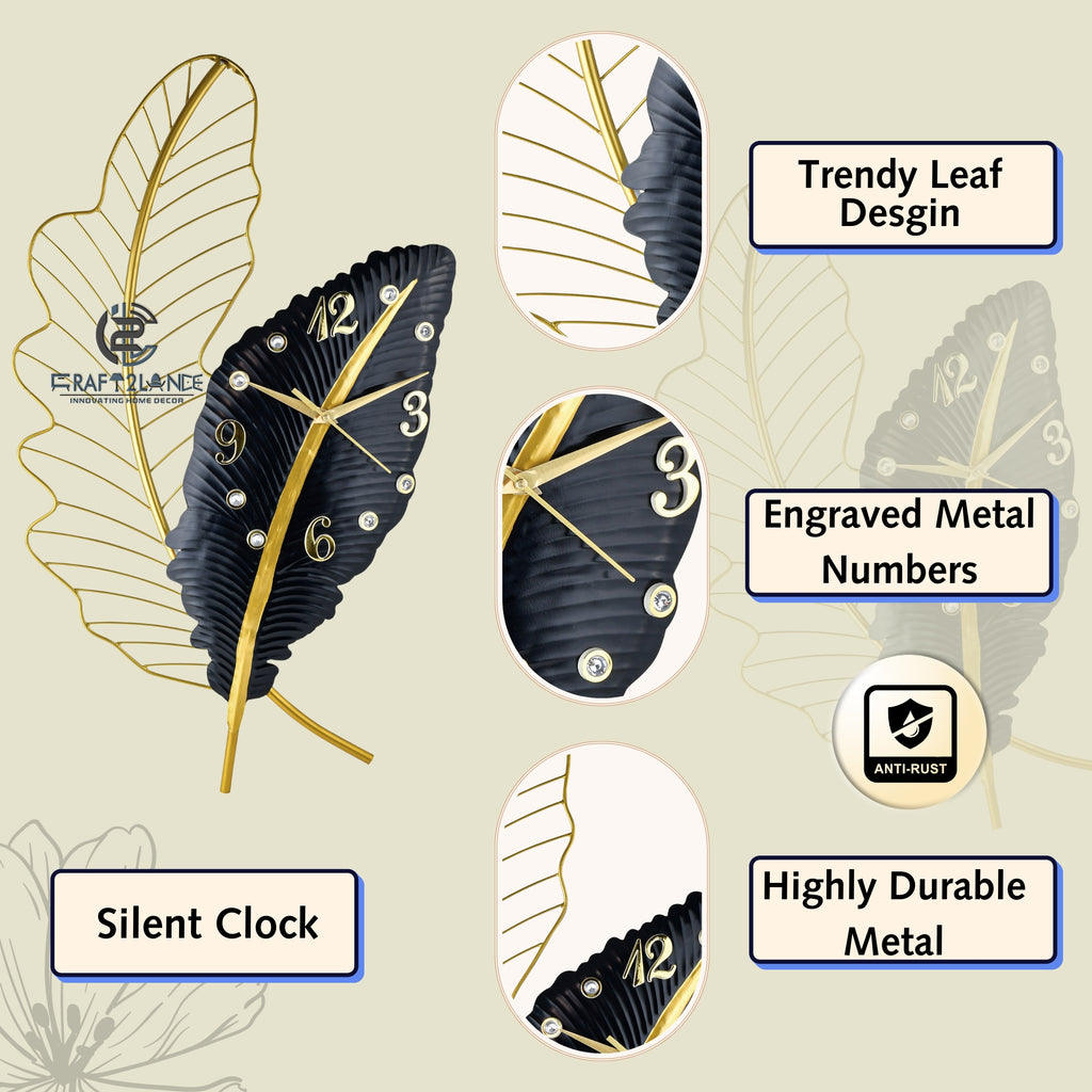 Feather Harmony Wall Clock