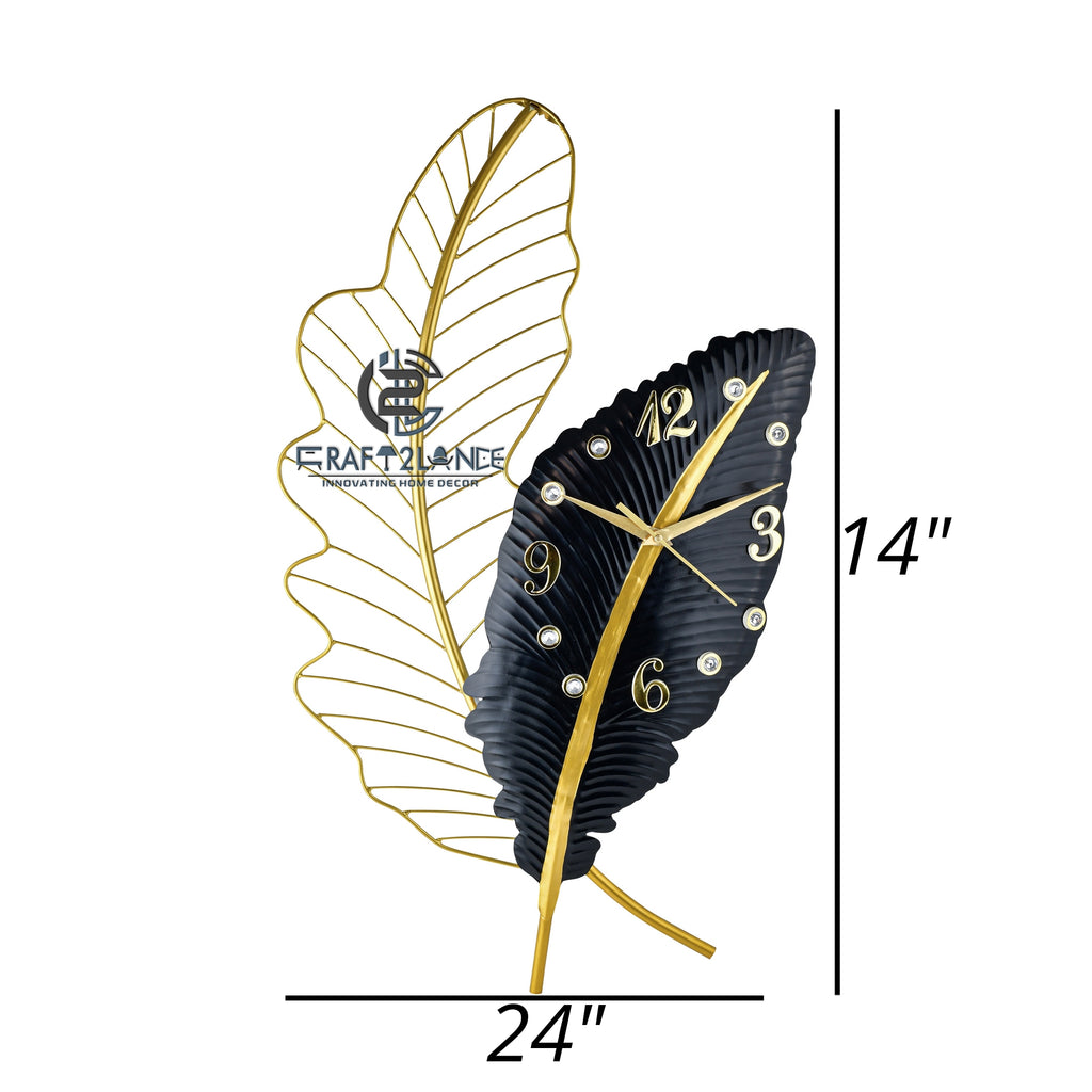 Feather Harmony Wall Clock
