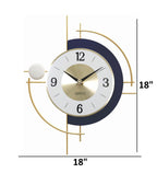 Stellar Arc Statement Wall Clock