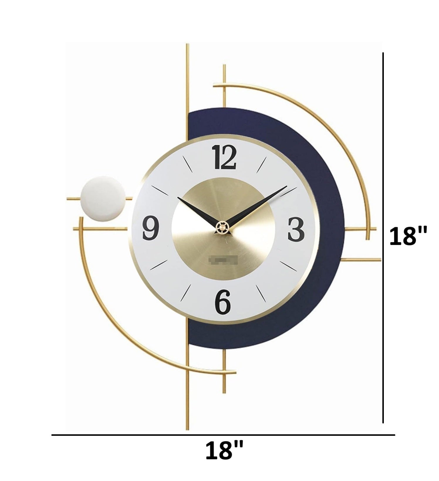 Stellar Arc Statement Wall Clock