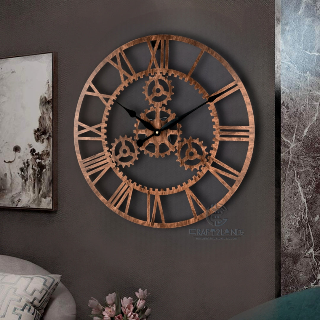 Mechanical Charm Wall Clock