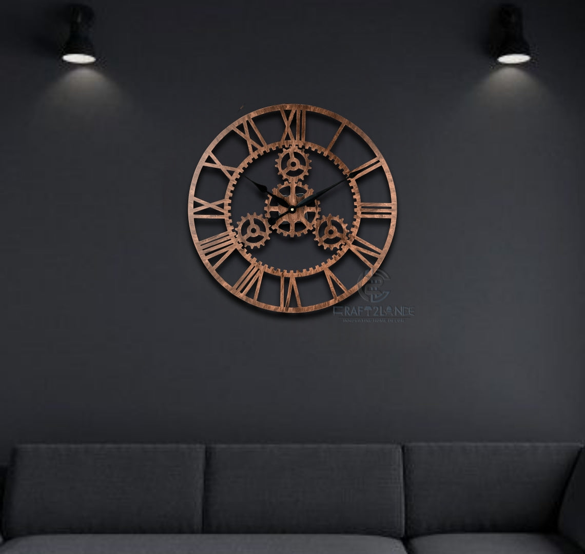 Mechanical Charm Wall Clock