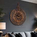 Divine Aura Islamic Wall Clock