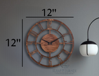 Rustic Oak Wall Clock