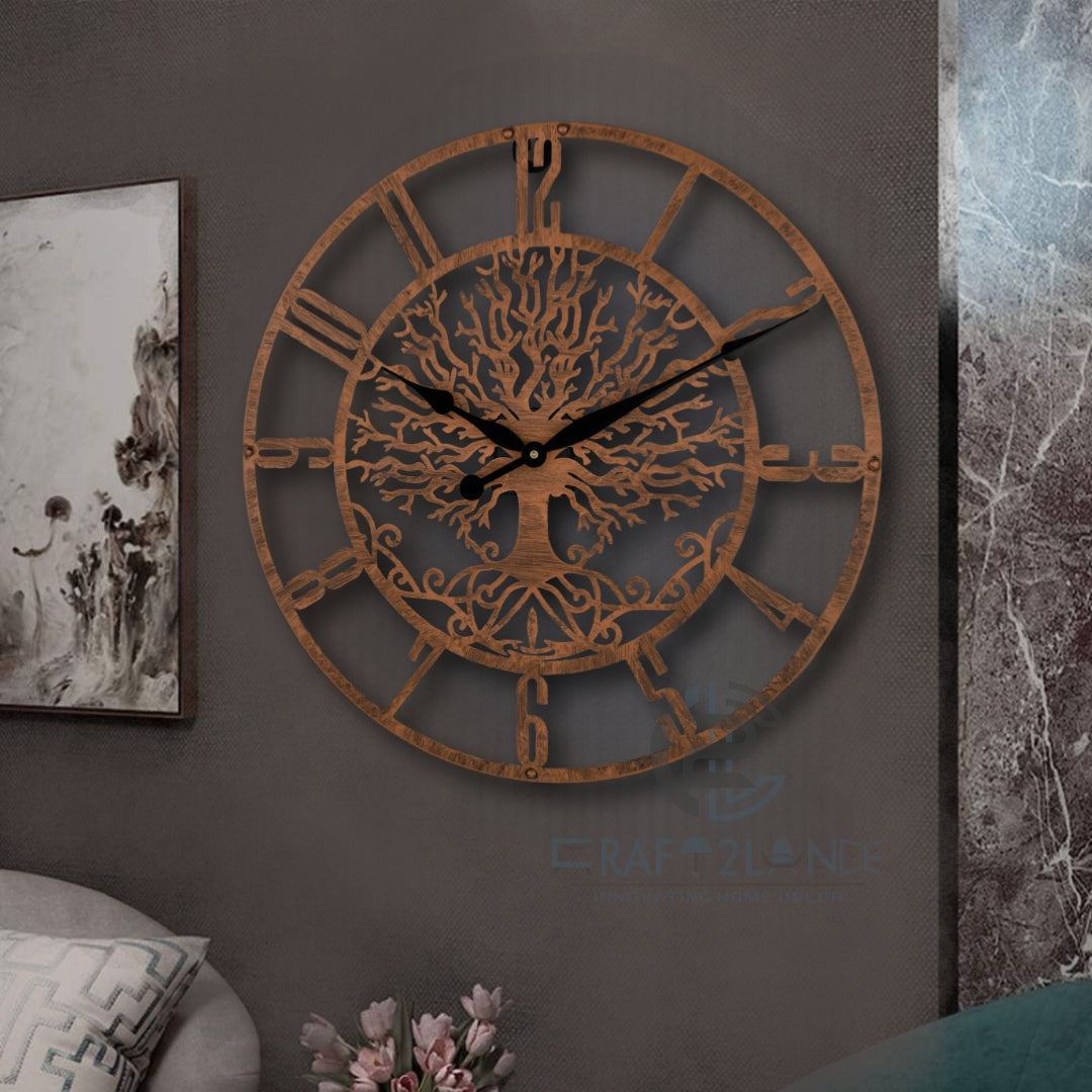 Tree of Life Wall Clock A Perfect Blend of Nature and Timeless Design