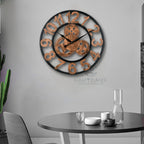 Industrial Gear Wall Clock A Bold Fusion of Style and Function