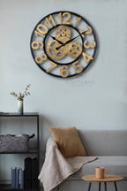 Luxury Gearwork Wall Clock Timeless Beauty with an Industrial Edge