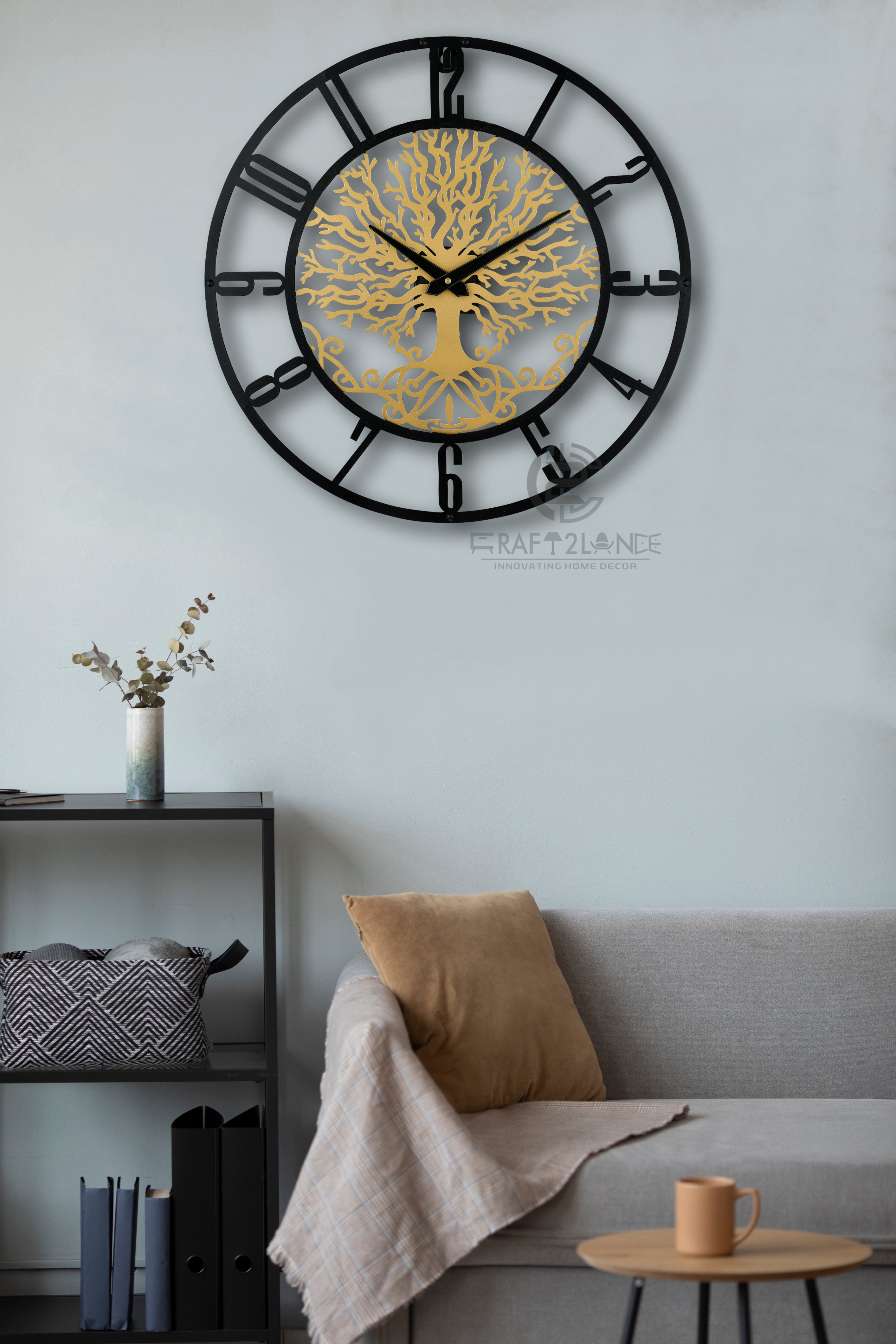 Tree of Life Decorative Wall Clock Inspired by Nature and Timeless Beauty