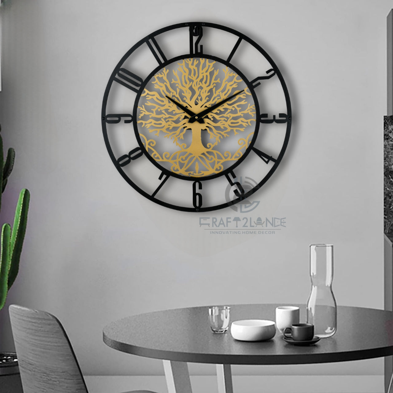 Tree of Life Decorative Wall Clock Inspired by Nature and Timeless Beauty