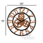 Industrial Gear Wall Clock A Bold Fusion of Style and Function