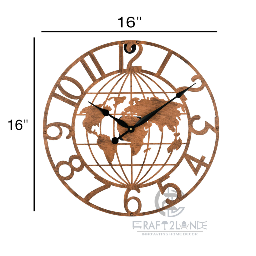 World Explorer Wall Clock Perfect Blend of Art and Functionality