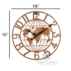World Explorer Wall Clock Perfect Blend of Art and Functionality