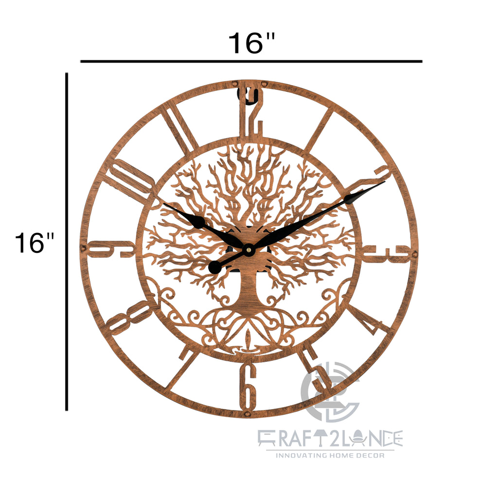 Tree of Life Wall Clock A Perfect Blend of Nature and Timeless Design