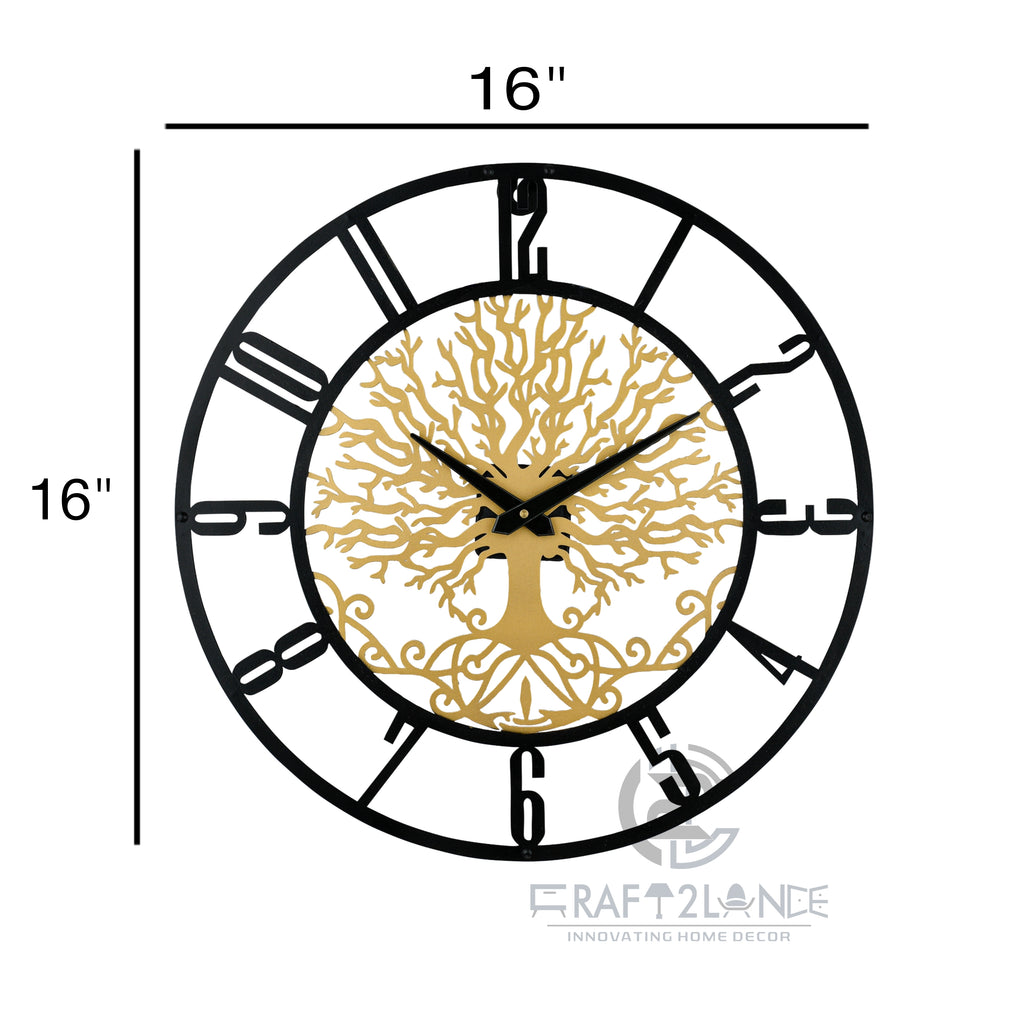Tree of Life Decorative Wall Clock Inspired by Nature and Timeless Beauty