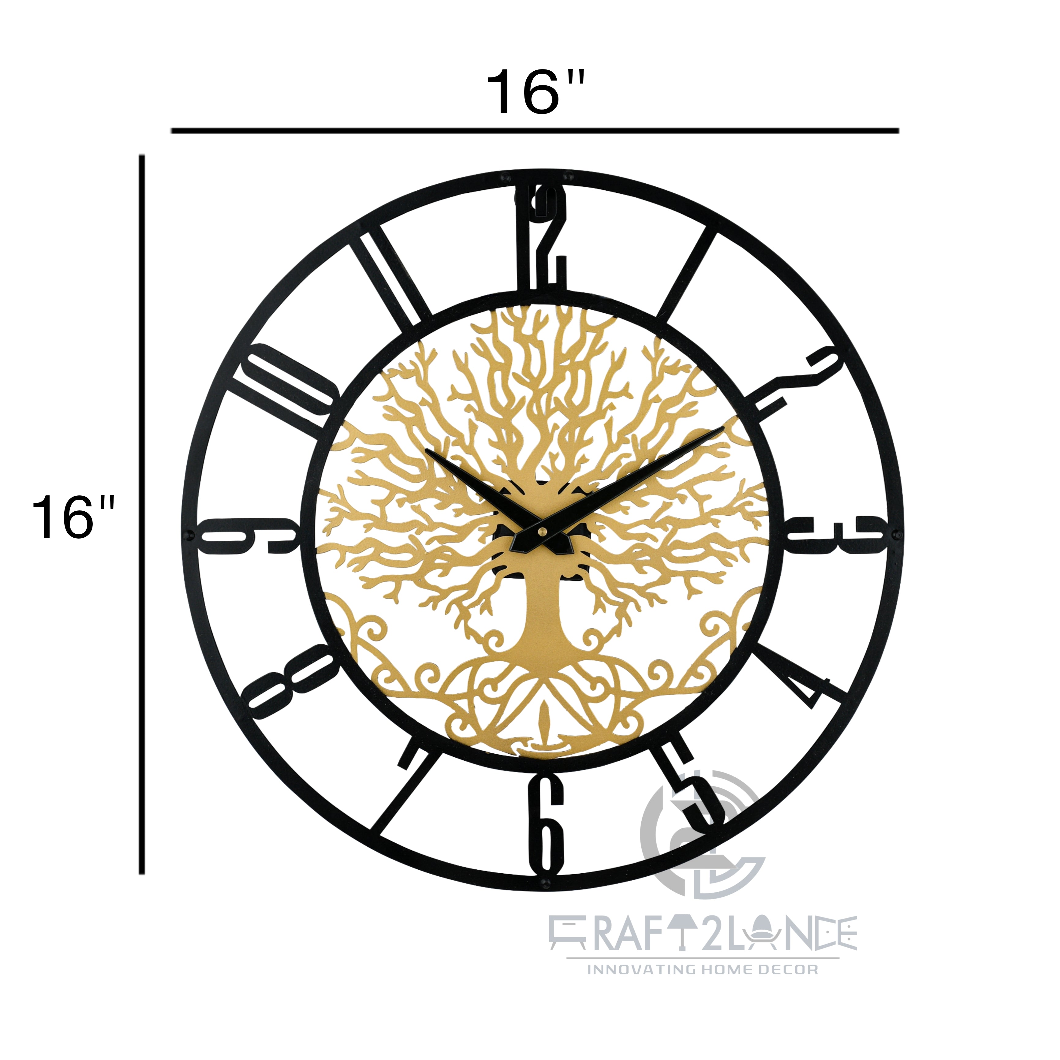 Tree of Life Decorative Wall Clock Inspired by Nature and Timeless Beauty