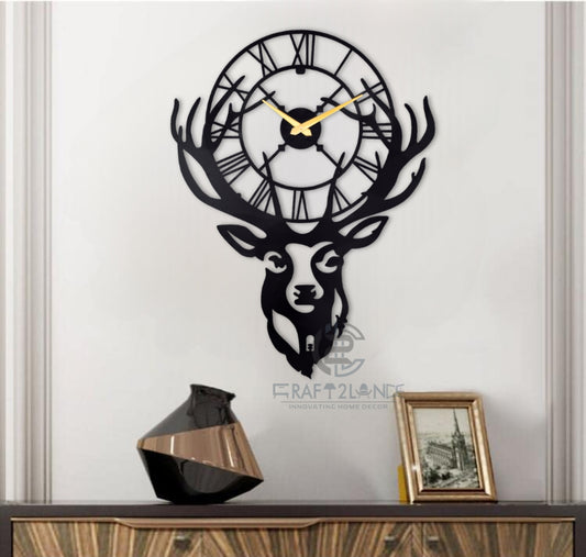 Majestic Stag Wall Clock