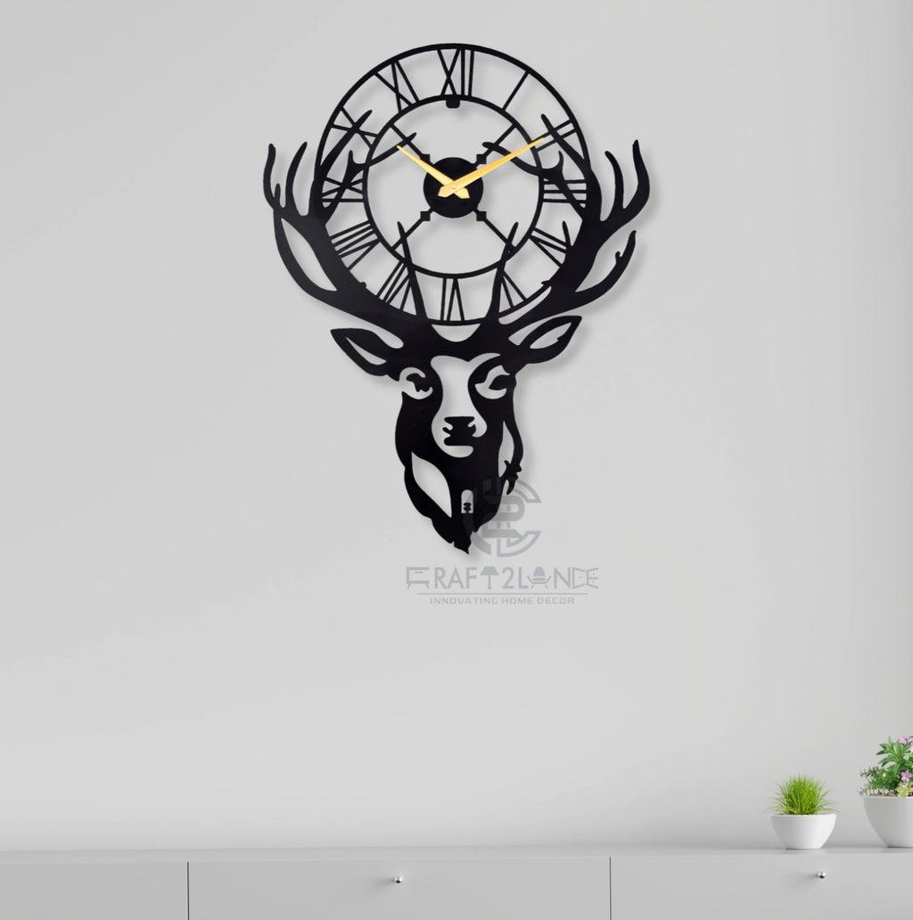 Majestic Stag Wall Clock