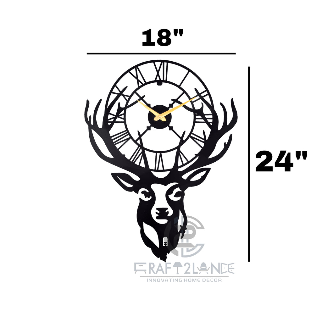 Majestic Stag Wall Clock