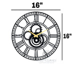 Industrial Gearwork Wall Clock
