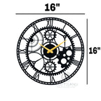 Steampunk Gearwork Wall Clock