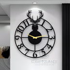 Majestic Stag Silhouette Wall Clock