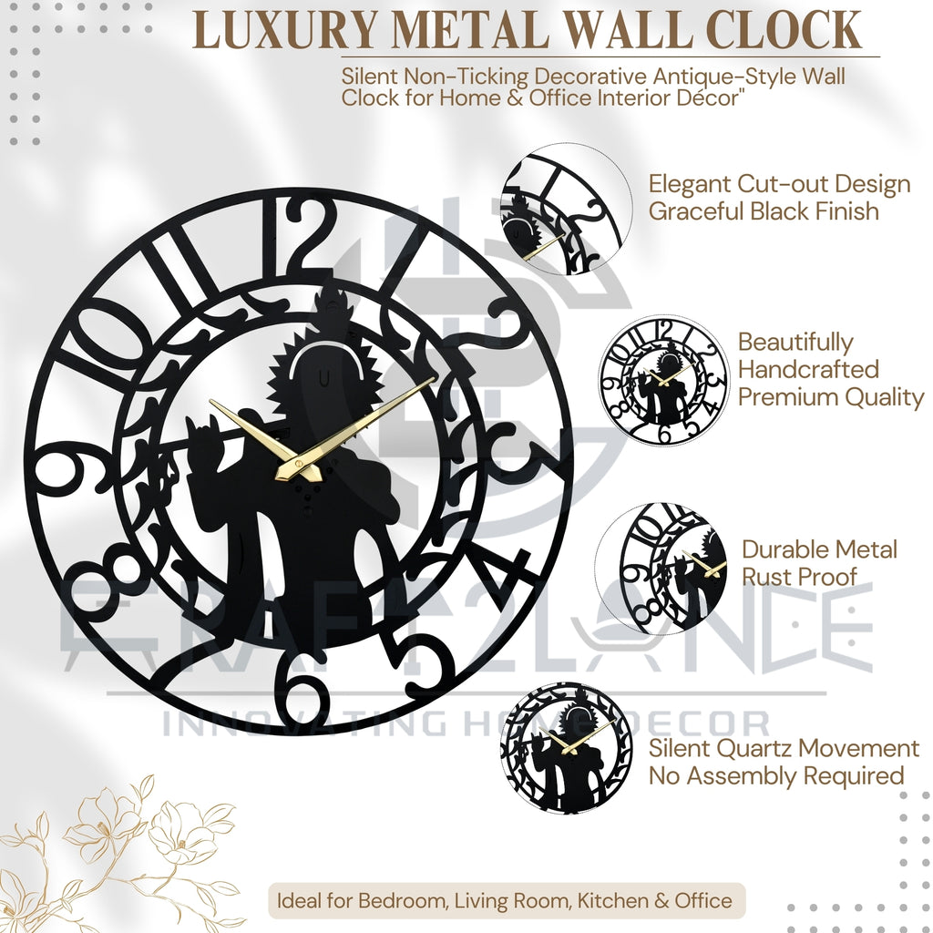 Divine Krishna Ji Wall Clock