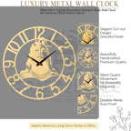 Divine Golden Shiv Ji Wall Clock