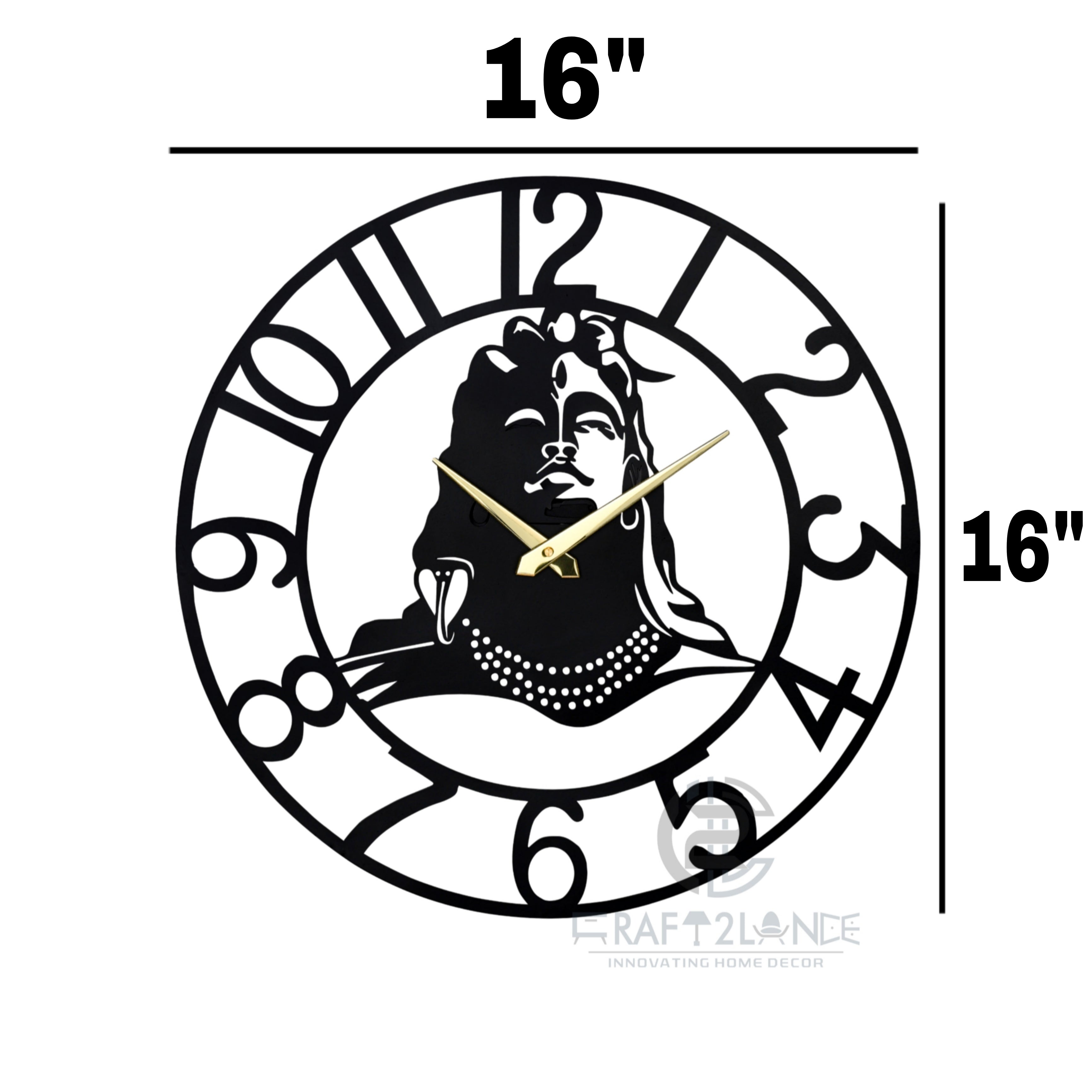 Divine Shiv Ji Wall Clock