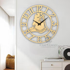 Divine Golden Shiv Ji Wall Clock