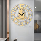 Divine Golden Shiv Ji Wall Clock
