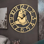 Divine Golden Shiv Ji Wall Clock