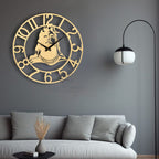 Divine Golden Shiv Ji Wall Clock