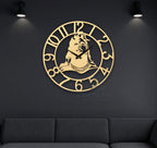 Divine Golden Shiv Ji Wall Clock
