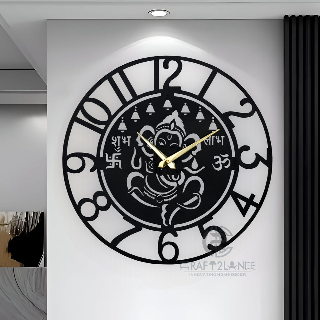 Divine Ganesh Ji Wall Clock